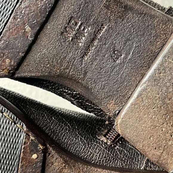 MOMA Avantgarde Brown Western High Boot Biker Motorcycle Zip Womens 9.5 US/40 EU - Picture 12 of 13